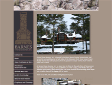 Tablet Screenshot of barnesstonemasonry.com